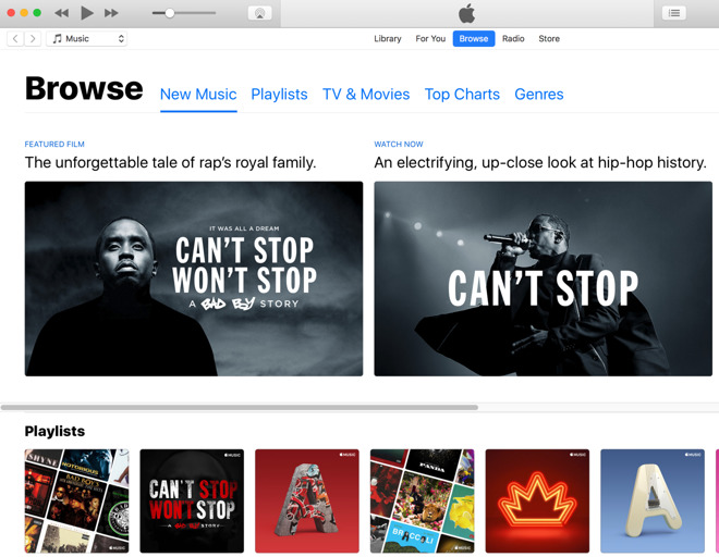 Can T Stop Won T Stop A Bad Boy Story Arrives On Apple Music To Poor Reviews Appleinsider