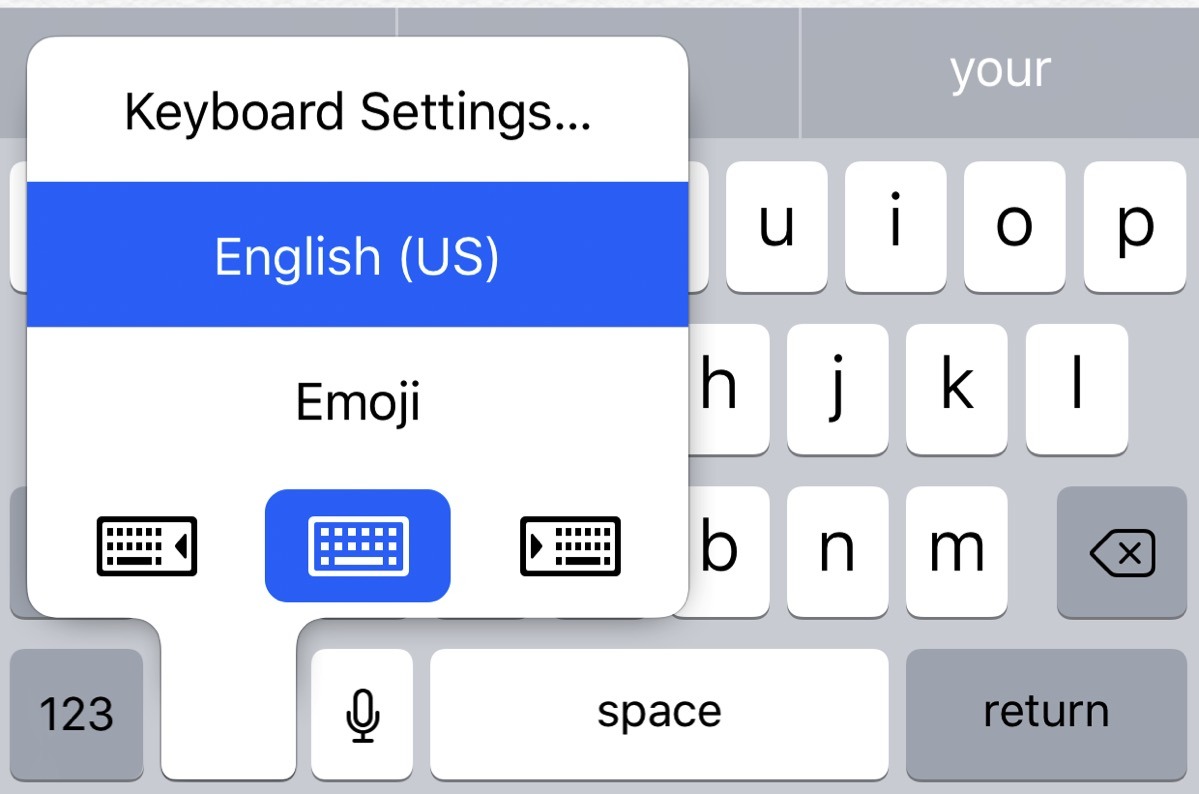 Inside iOS 11: One-handed keyboard assists large phones, absent on iPad ...