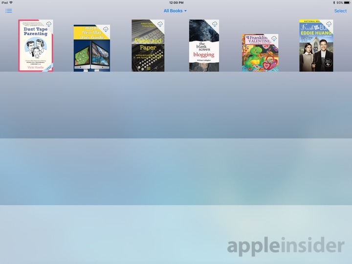 iBooks, in all its glory