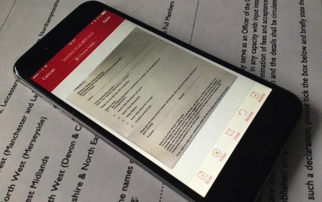 How to: turn your iPhone into a document scanner, and when ...