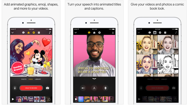 Apple Clips for iPhone updated with more graphic options, Disney and ...