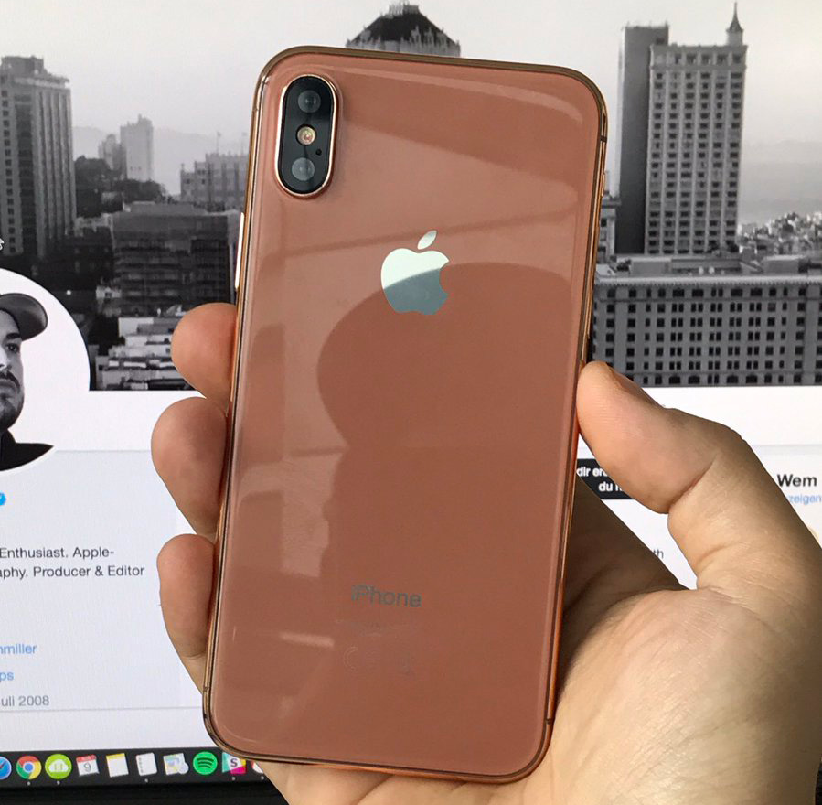 New Dummy Unit Of Apple S Iphone 8 Shows Off Alleged Gold Copper Color Appleinsider