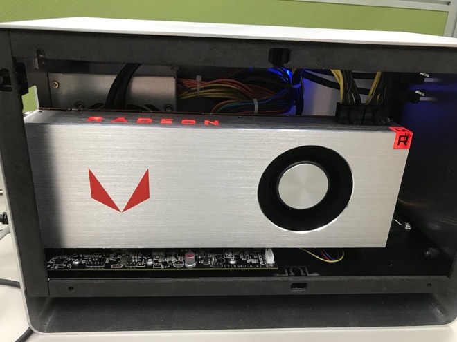 eGPU vendor demonstrates AMD Vega card working in High Sierra on