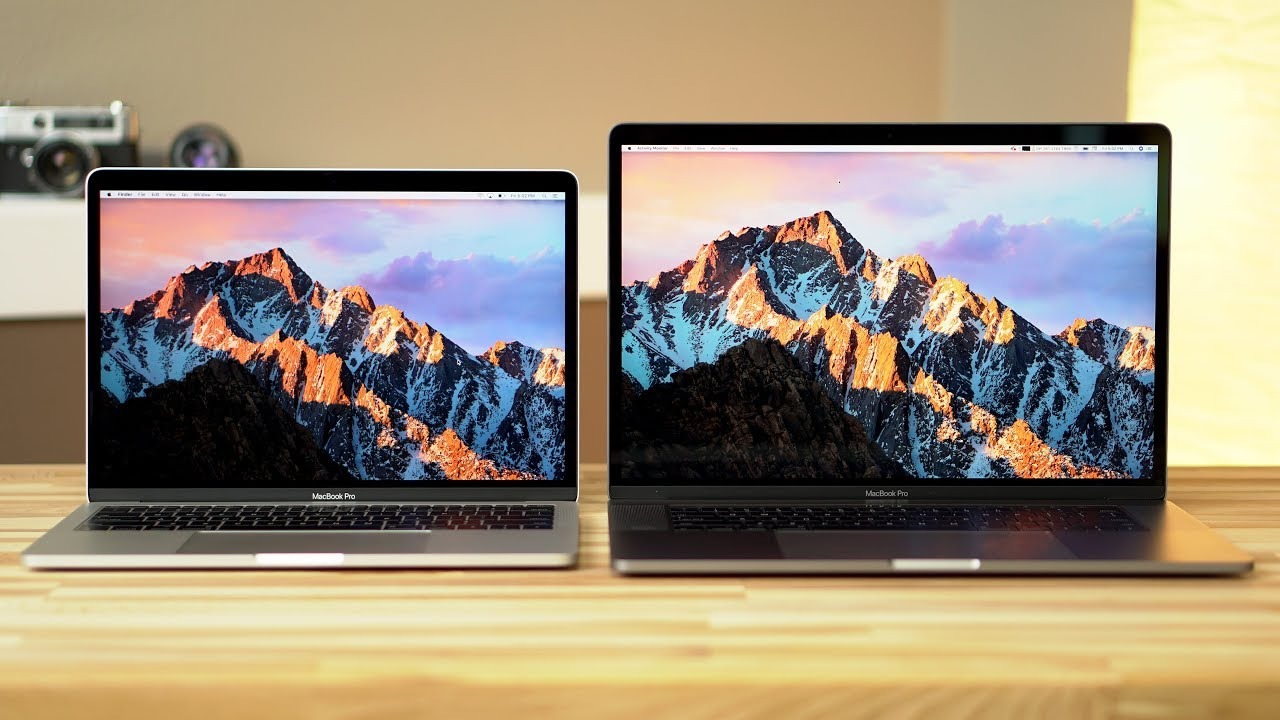 ビデオ: 13 インチ vs. 15 インチ 2017 MacBook Pro 