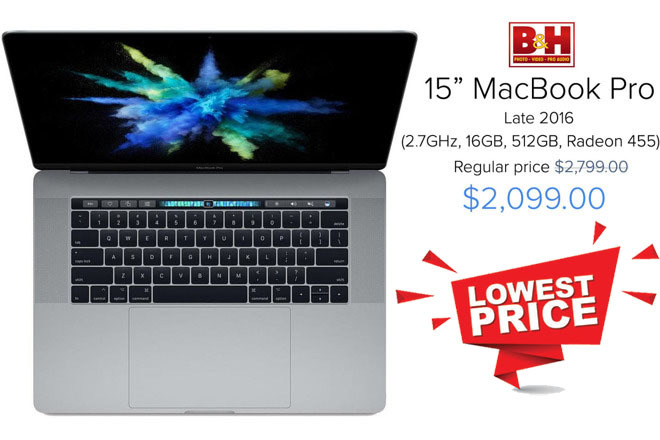 Apple 15 inch MacBook Pro discount