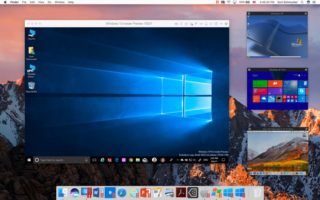 parallels desktop mac windows xp