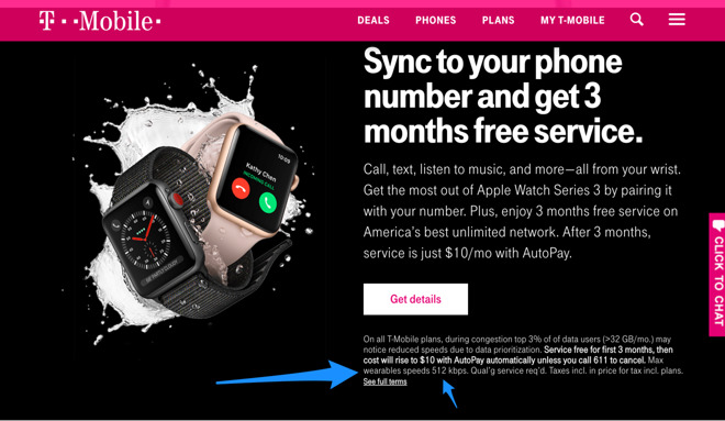 Apple watch deals plan t mobile