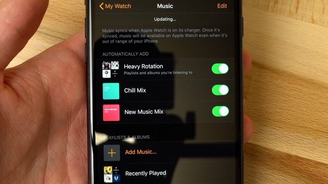 Watch: watchOS 4 restricts browsing of connected iPhone music library