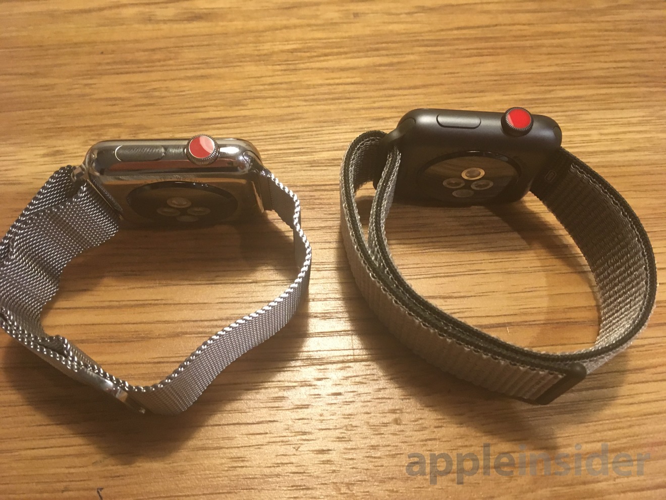 First look: Apple Watch Series 3 with cellular: stainless steel vs. aluminum