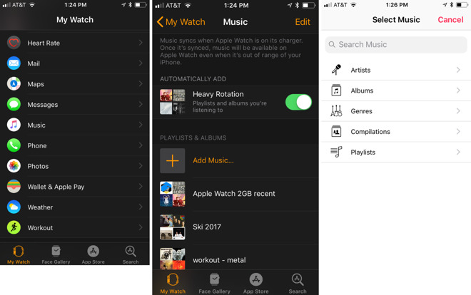 How To Sync Music And Playlists To Apple Watch With Watchos