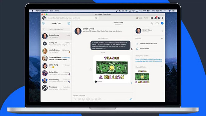 workplace chat app for mac