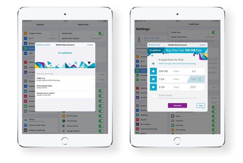 Truphone makes Apple SIM based iPad data plans available in