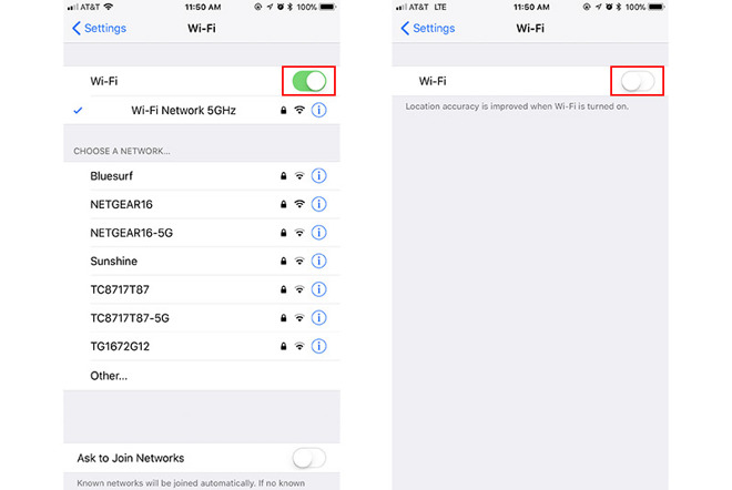 How To Turn Off Wi Fi And Bluetooth On Iphone And Ipad In Ios 11
