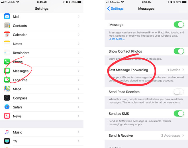 How to make iPhone texts and iMessages appear across all your Apple devices