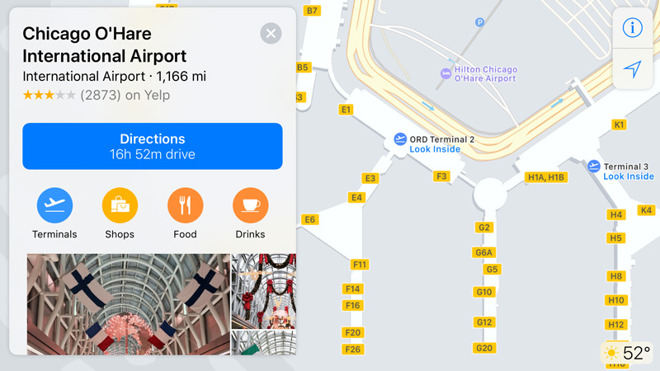 apple adds several us airports to apple maps including