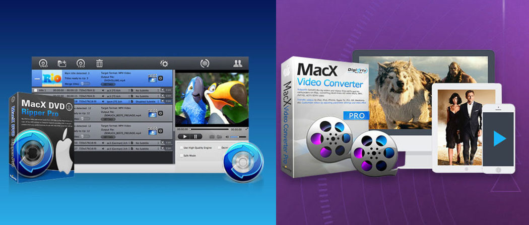 MacX DVD Ripper Pro and Mac X Video Converter Pro Bundle
