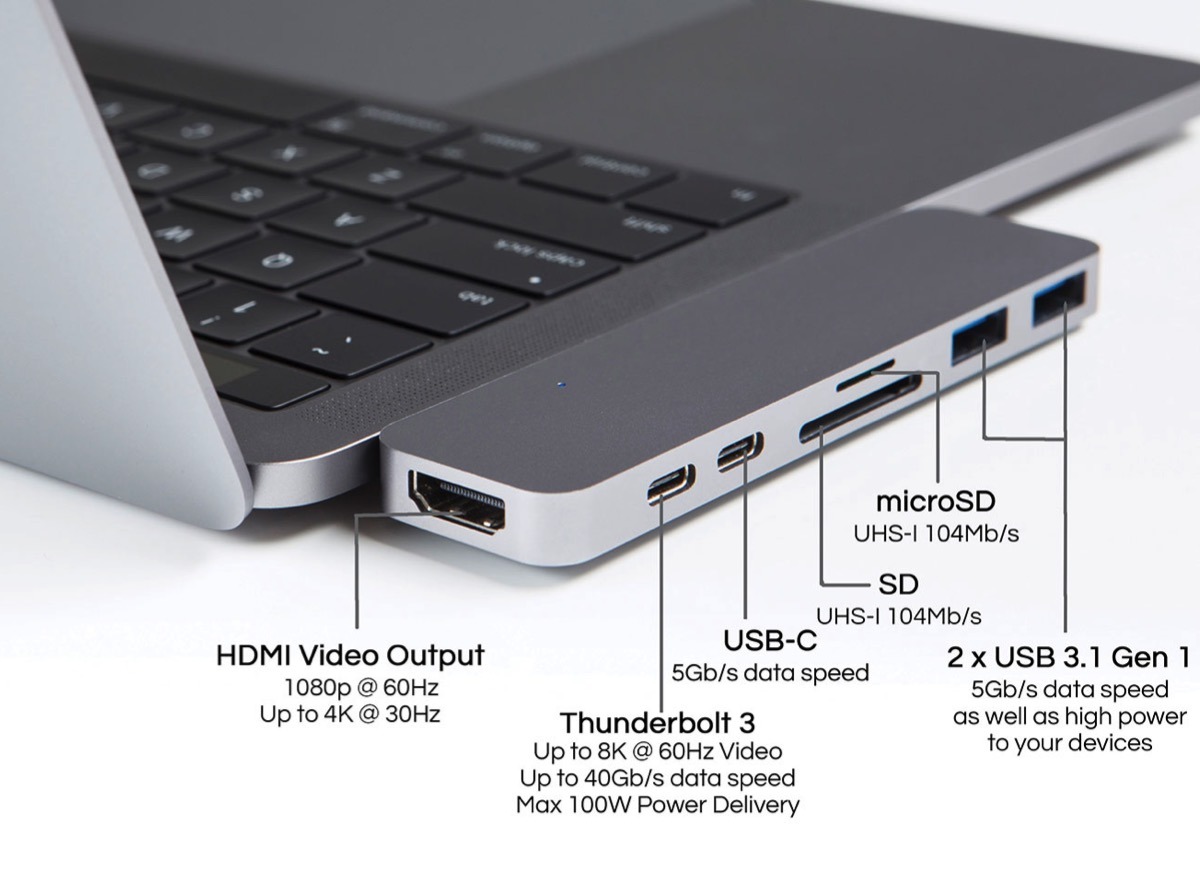 thunderbolt macbook air 2017