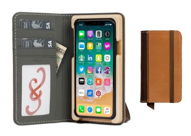 Pad and Quill Heritage Pocket Book Wallet Case for iPhone X