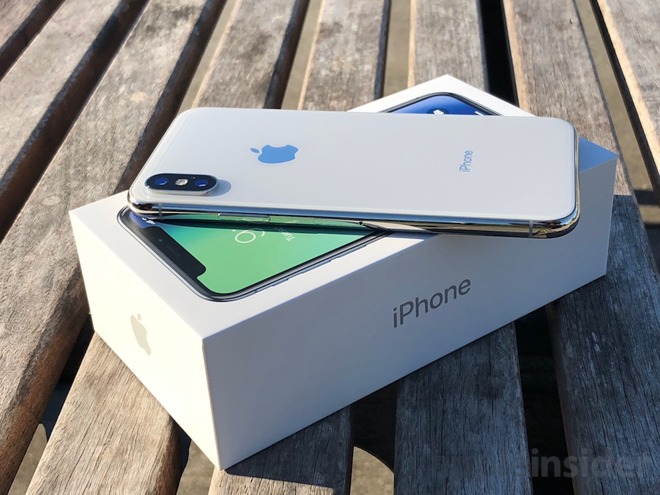 iphone x with box