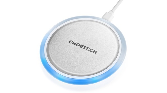 Choetech Wirless Charger with Smart Lighting Sensor for iPhone X