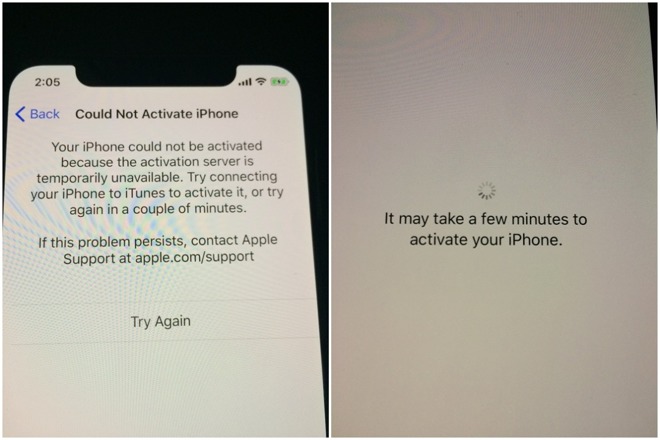 iphone is not activated contact your carrier verizon