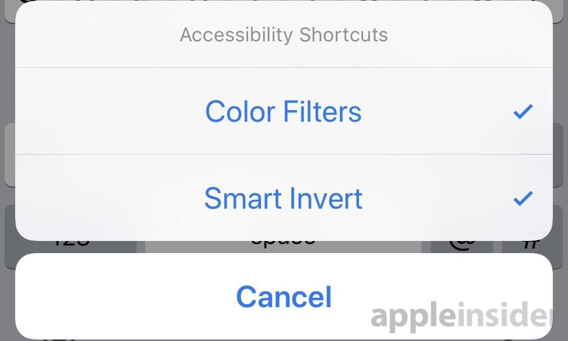 How to Enable an iOS Invert Colors Shortcut on the iPhone