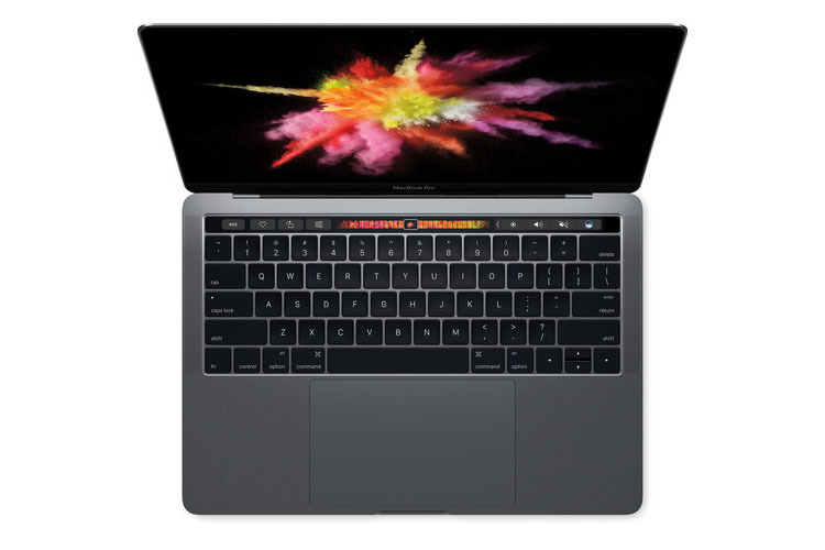 Apple 13 inch MacBook Pro with TouchBar in Space Gray