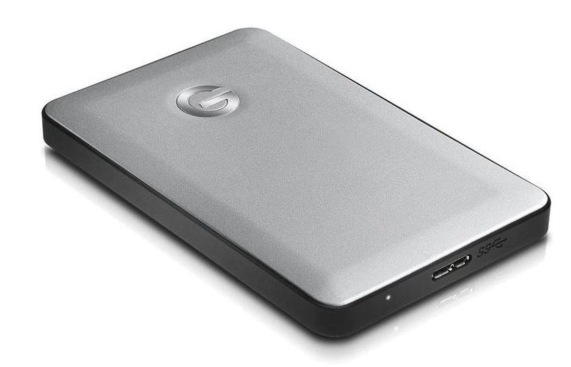 G Technology 1TB G Drive Mobile Portable Hard Drive in Silver