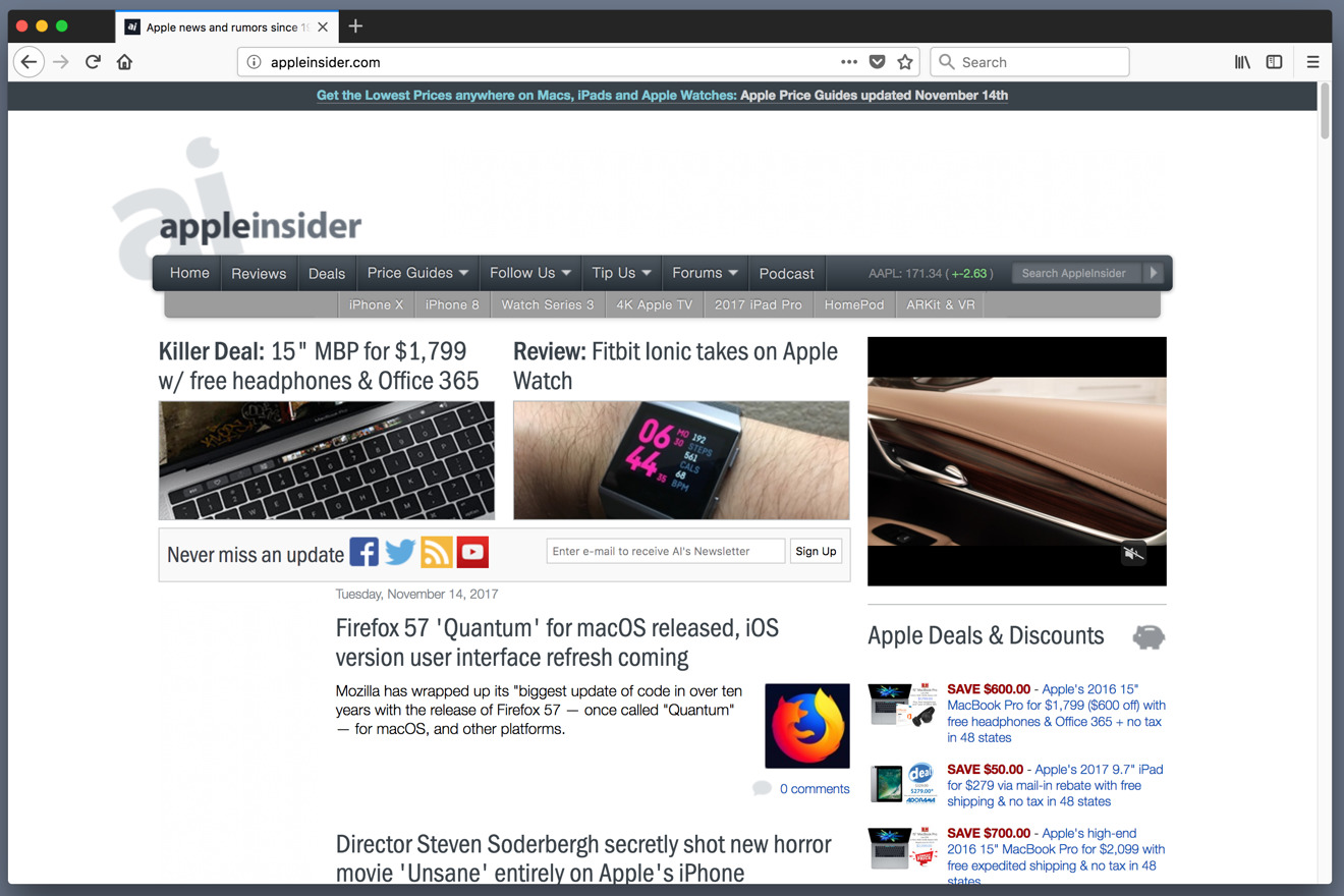 firefox for mac 10.13.1