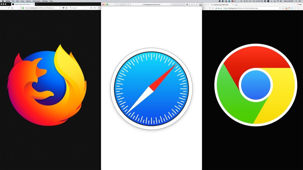 using chrome vs safari mac os power