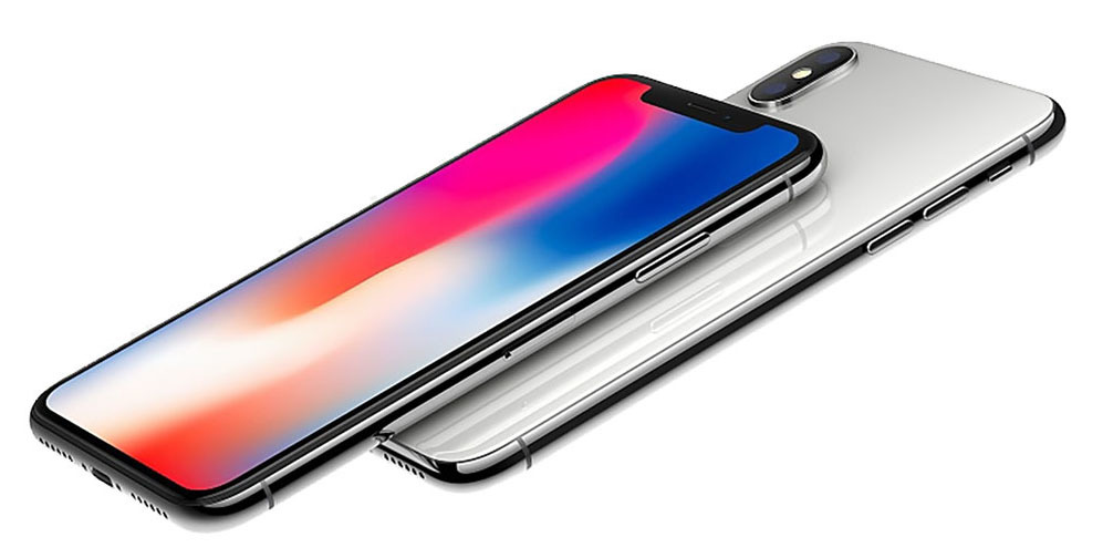 Apple iPhone X in Space Gray and Silver