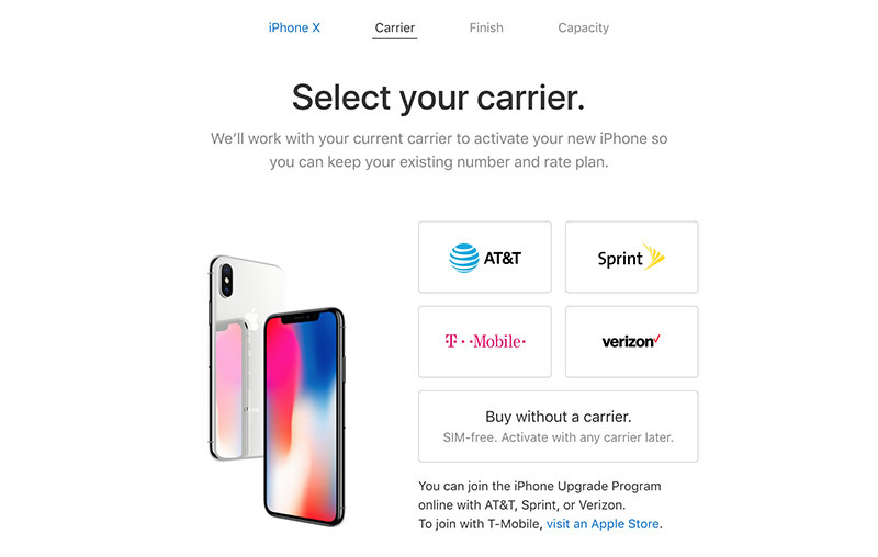 Apple、店頭在庫改善に伴い米国でSIMフリーiPhone Xモデルの販売を開始