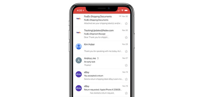 google mail app for iphone