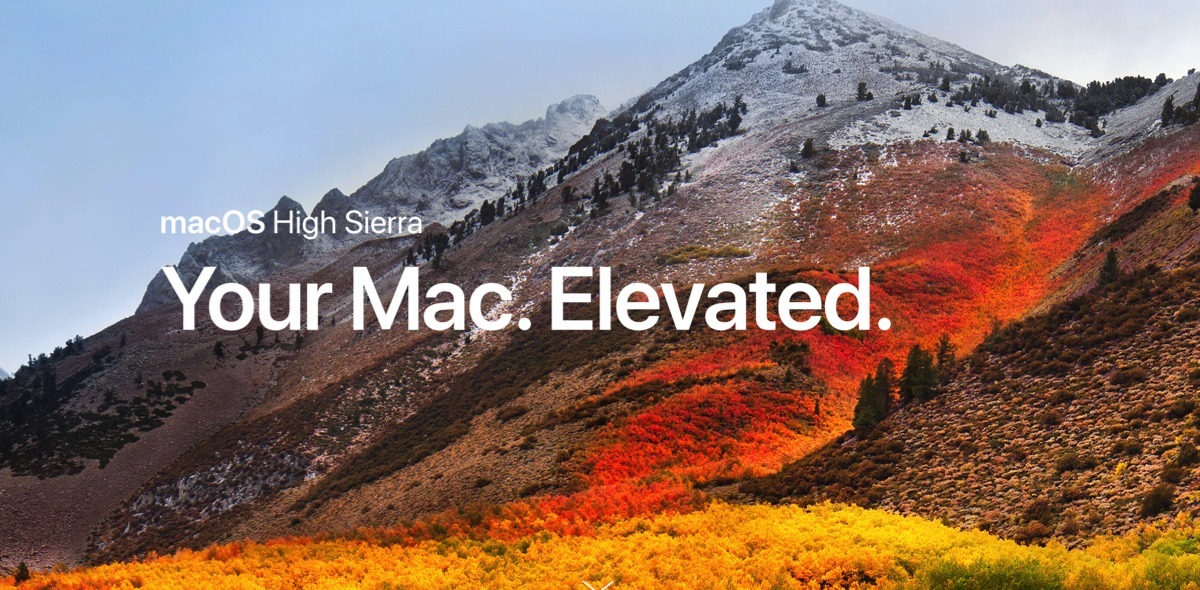 fix for apple os high sierra hack