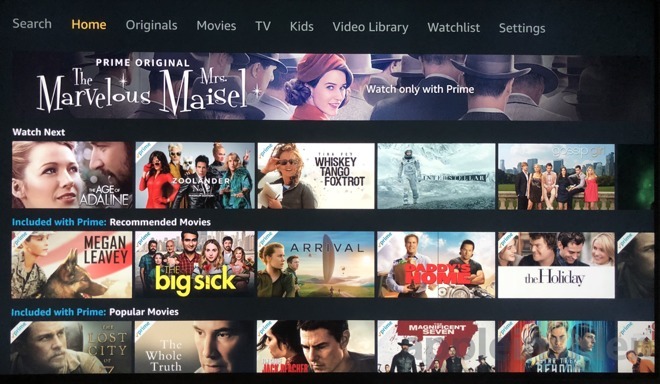 Amazon Prime Video On Apple Tv Limited To 2 1 Stereo Sound Despite Streaming 4k Hdr Video Appleinsider