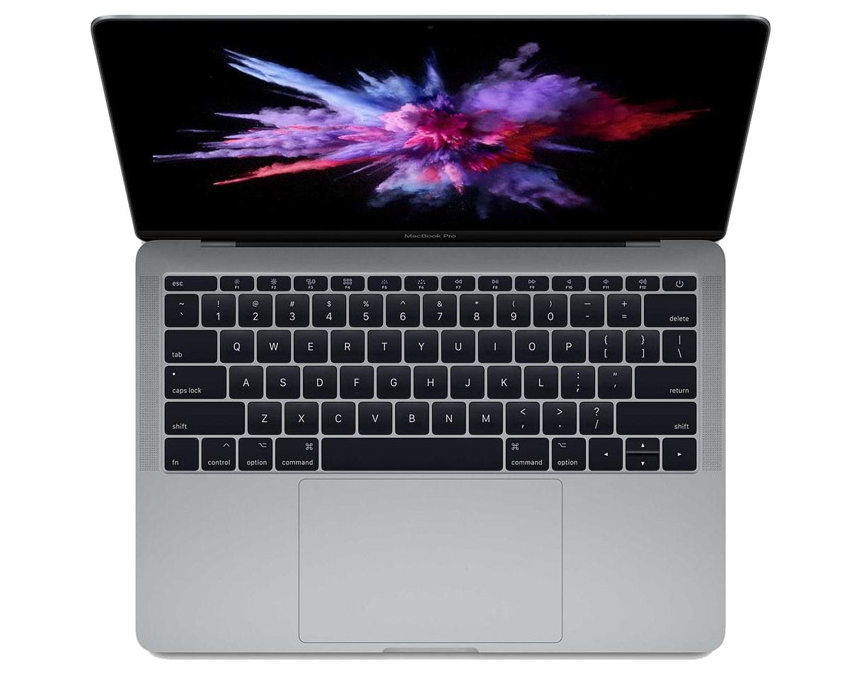 Apple 13 inch MacBook Pro with function keys in Space Gray Mid 2017