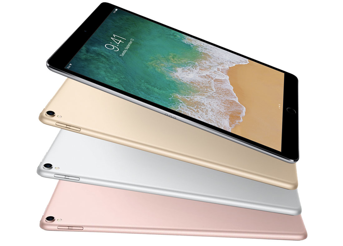 Apple 10 inch iPad Pro in Silver Space Gray Gold and Rose Gold