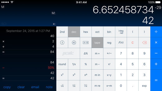 PCalc for apple instal