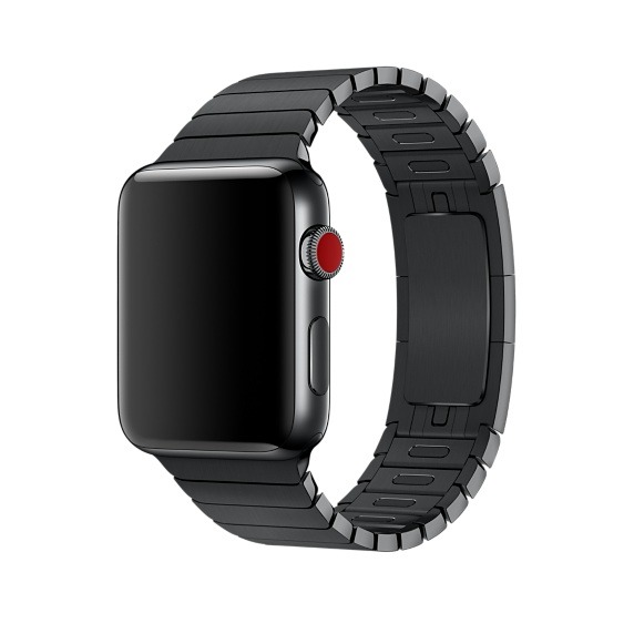space black link bracelet 44mm