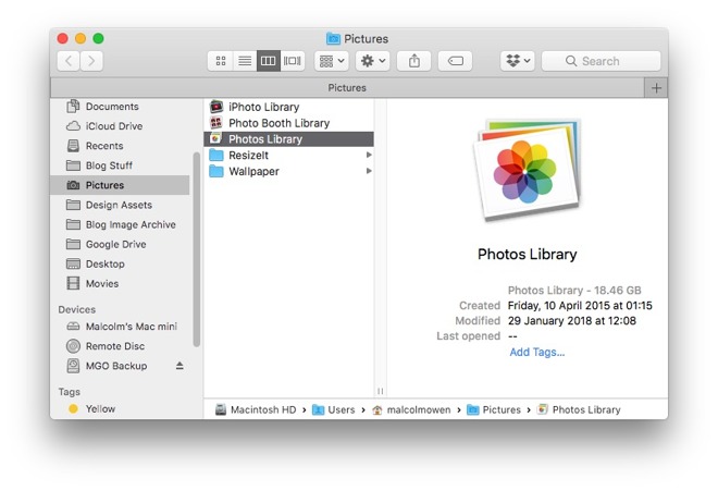 Icloud photo library mac iphoto download