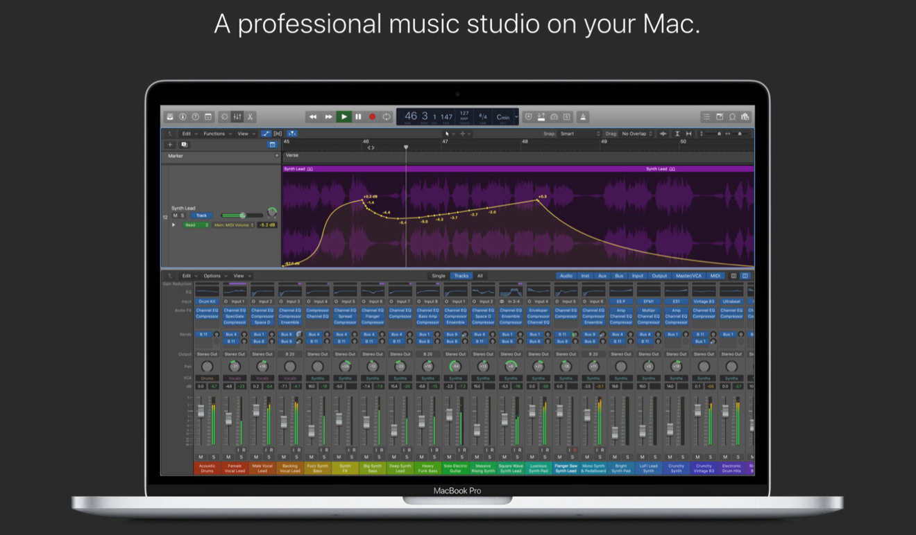 Logic Pro X 10.4 アップデートは、Apple のオーディオ作曲アプリに 2000 を超える新機能とバグ修正をもたらします