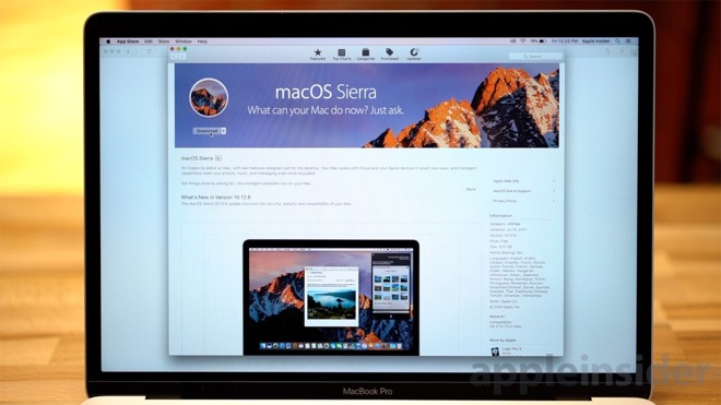 Mac OS Sierra Descargar Para MacBook Air