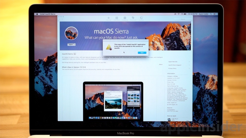 sierra update for older mac