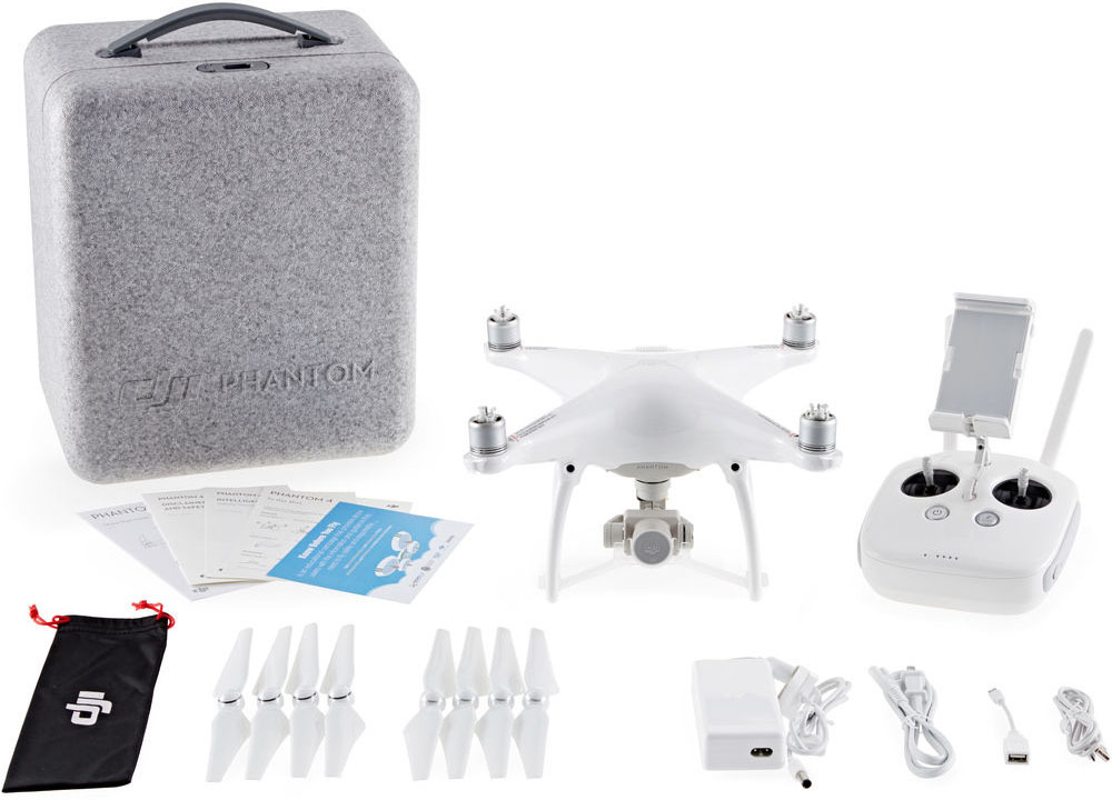 DJI Phantom 4 Drone with accessories