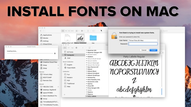 download font book mac