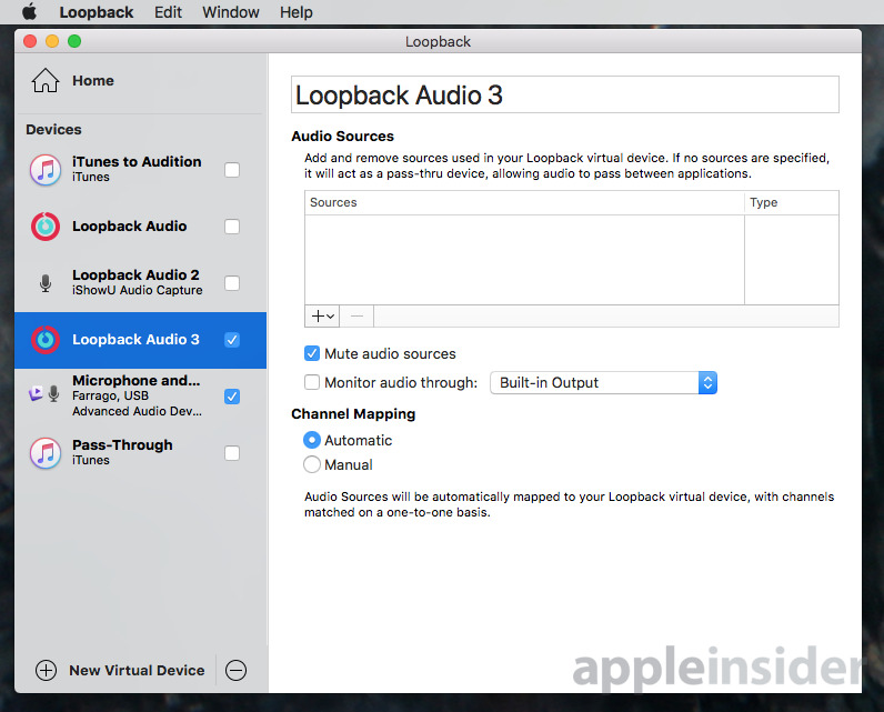 free audio loopback software for mac