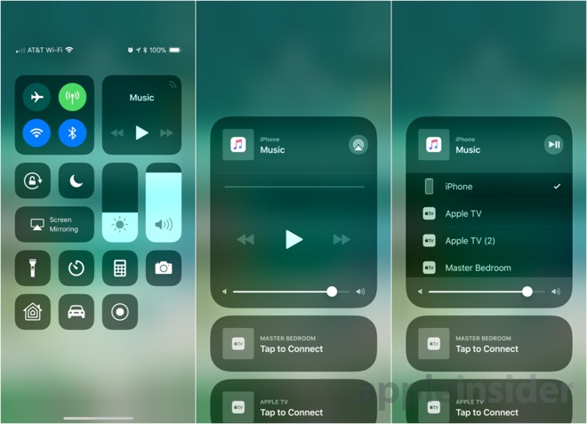 Vidner bakke pige Reminder: Apple includes a tiny AirPlay toggle in iOS 11's Control Center  for iPhone and iPad | AppleInsider