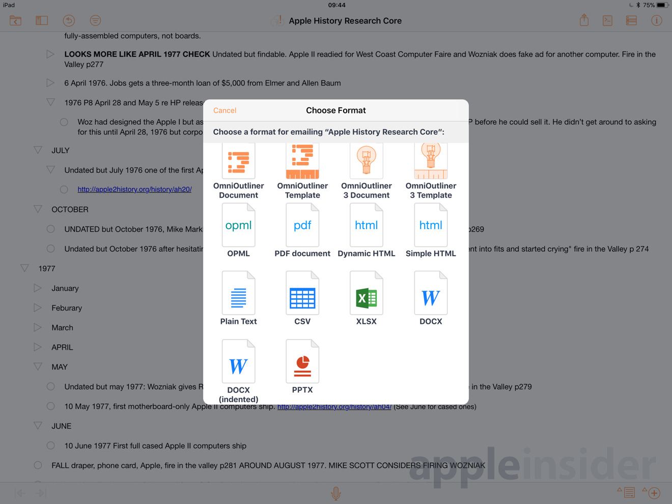 omnioutliner vs taskpaper