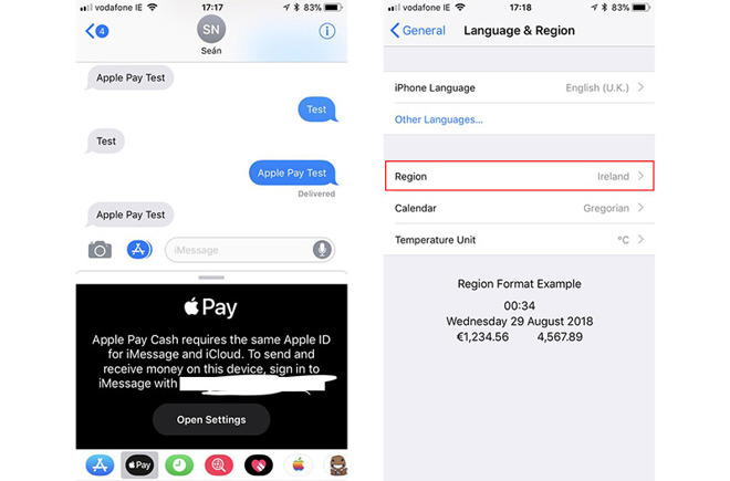 Apple Pay Cash Shows Up In Messages App For Users In Brazil Ireland - apple pay cash is showing up in the messages app for certain ios users in brazil ireland and spain suggesting an international rollout of apple s