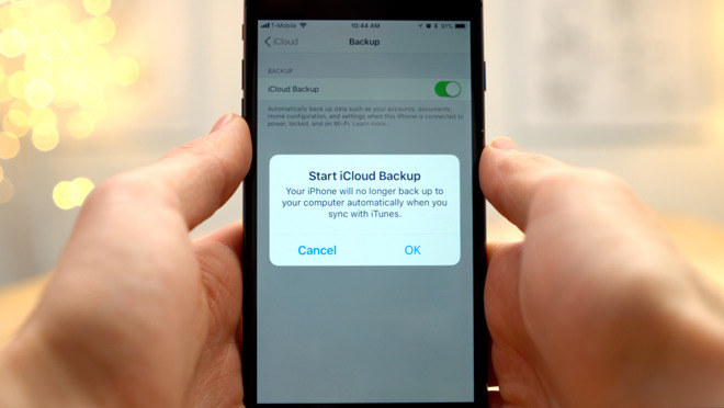 how to backup iphone to icloud no space